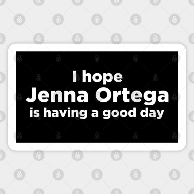 I love Jenna Ortega Magnet by thegoldenyears